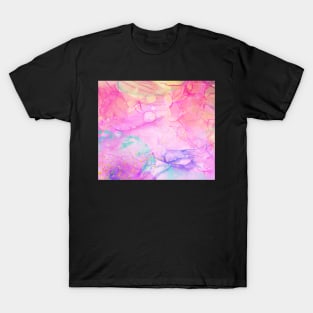 Colorful alcohol ink T-Shirt